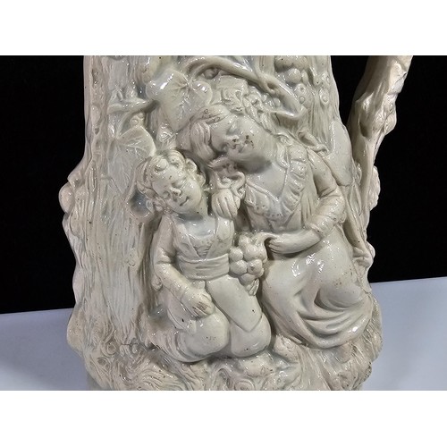 74 - A very rare antique 1855 Newport pottery 