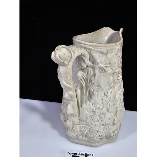 74 - A very rare antique 1855 Newport pottery 