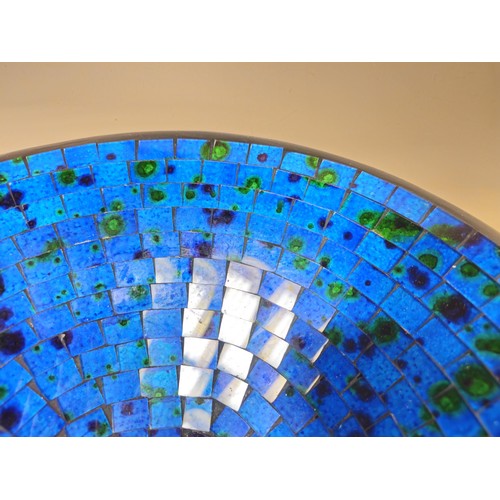 96 - A good quality white large lided tureen with a large ladle standing on a matching tray with a leaf d... 