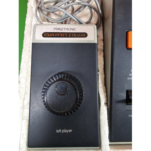 107 - A good quality vintage games machine by Prinztronic Tournament 2 De lux complete with controlling un... 
