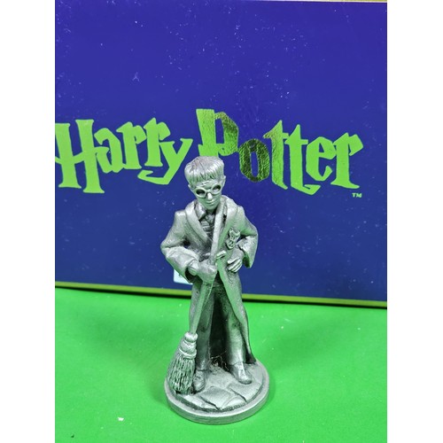 111 - Collection of 3x boxed Harry Potter pewter figures by Arthur Price of England, to include Hermione  ... 