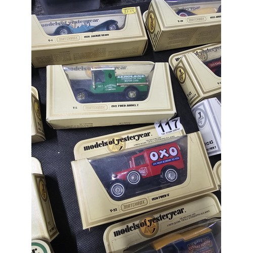117 - Large collection of 20x boxed matchbox diecast cars  mostly from Models of Yesteryear, to include a ... 