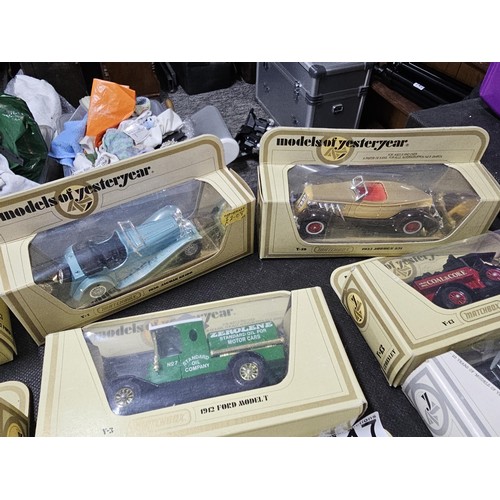 117 - Large collection of 20x boxed matchbox diecast cars  mostly from Models of Yesteryear, to include a ... 