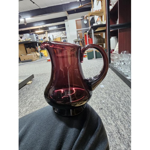 84 - A shelf full of collectables to include 2x white jewellery boxes along with a toadstool formed cruet... 