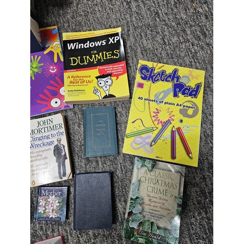 149 - Box containing a quantity of assorted books to include Collins German Dictionary, Collins Oxford Dic... 