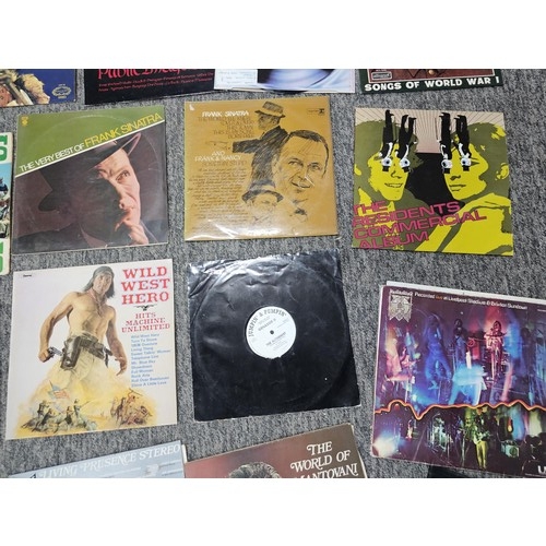146 - Collection of over 20 LP records of various genre to include Frank Sinatra, Glen Campbell, Warren Mi... 