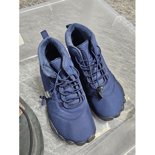 150 - A quantity of collectables to include a leather style Sterling foldable suit bag, a pair of mustard ... 