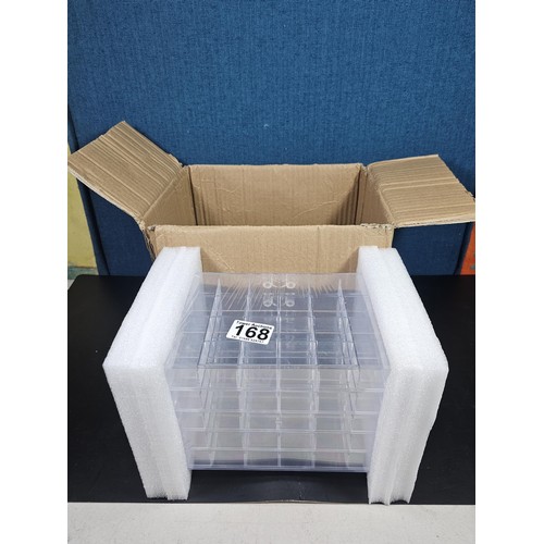 An as new in box plastic multi divisional storage box, containing 5x ...