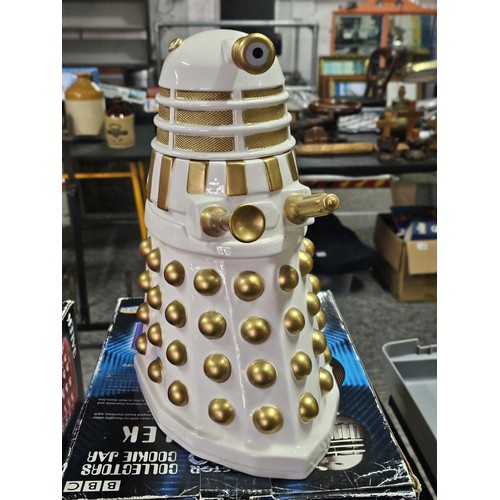 136 - A collection of 3x ceramic Collection Edition Dr Who Cookie jars in the form of Dalek's to include a... 