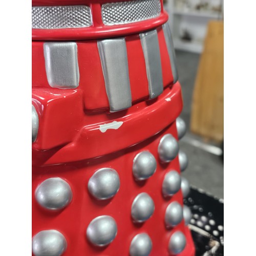 136 - A collection of 3x ceramic Collection Edition Dr Who Cookie jars in the form of Dalek's to include a... 