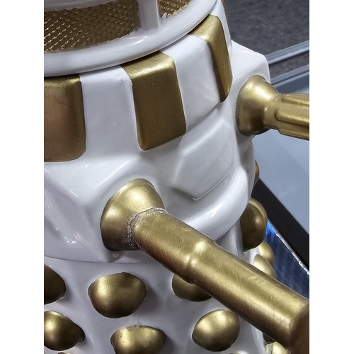 136 - A collection of 3x ceramic Collection Edition Dr Who Cookie jars in the form of Dalek's to include a... 