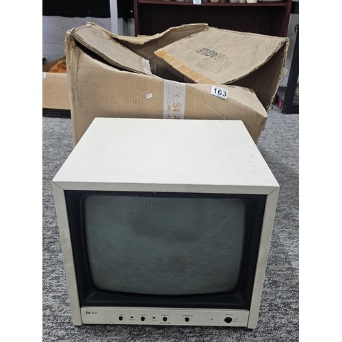 163 - An as new old stock black and white TOA CCTV monitor, model number CC 2140, the monitor comes with i... 