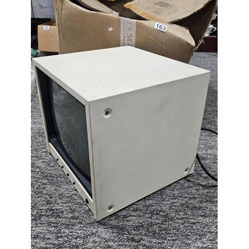163 - An as new old stock black and white TOA CCTV monitor, model number CC 2140, the monitor comes with i... 