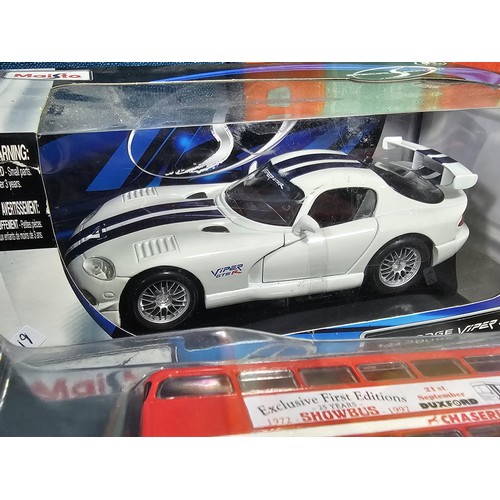 132 - Collection of 21x boxed diecast vehicles to include 12x boxed Shell Supper car collection cars along... 