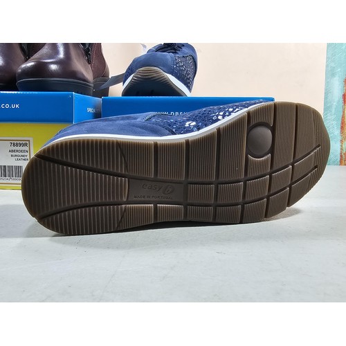9 - 2 pairs of as new boxed shoes from DB Shoes to include a pair of Aberdeen leather topped ladies shoe... 