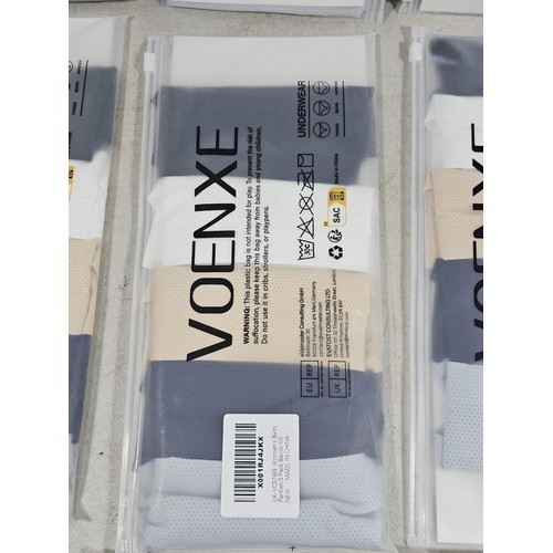 10 - 10 packets of new and sealed Voenxe ladies underwear in a bikini style, in various colours to includ... 