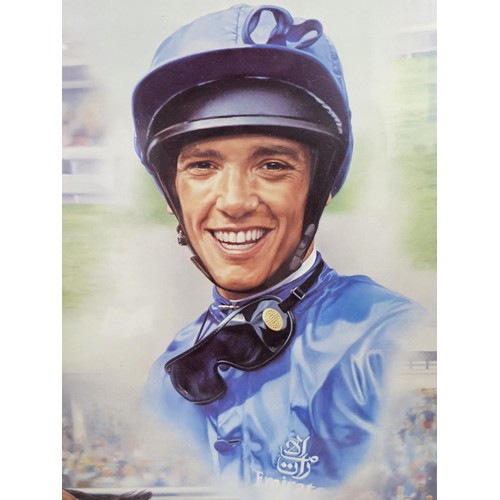 47 - A framed and glazed Stephen Smith limited edition print commemorating Frankie Dettori's Favourites, ... 