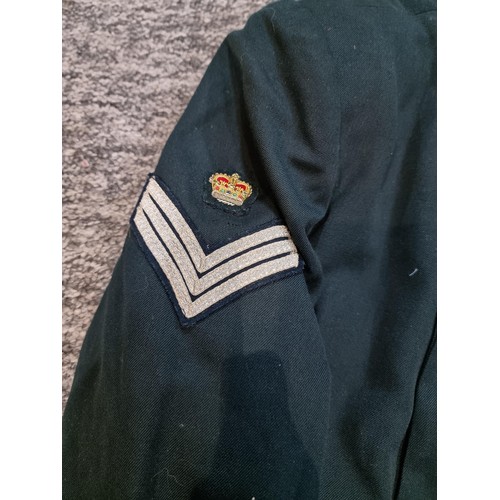 48 - A good quality Light Infantry uniform consisting of trousers with a green stripe down the leg, a wai... 