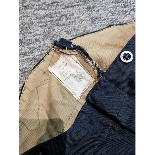 48 - A good quality Light Infantry uniform consisting of trousers with a green stripe down the leg, a wai... 