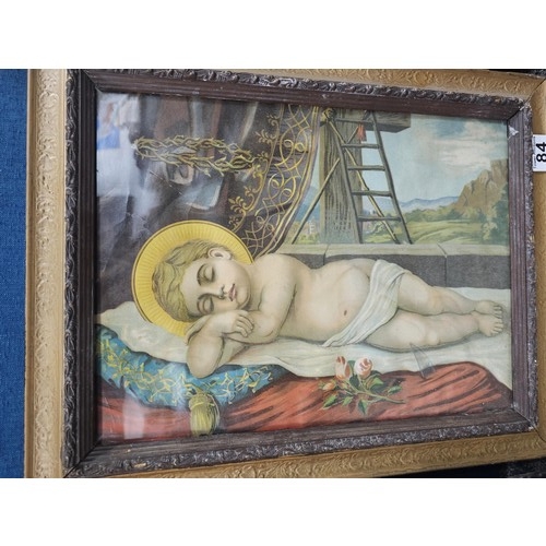 95 - A collection of 3x pictures to include 2x antique photographs of two gentlemen, one appears to be bl... 