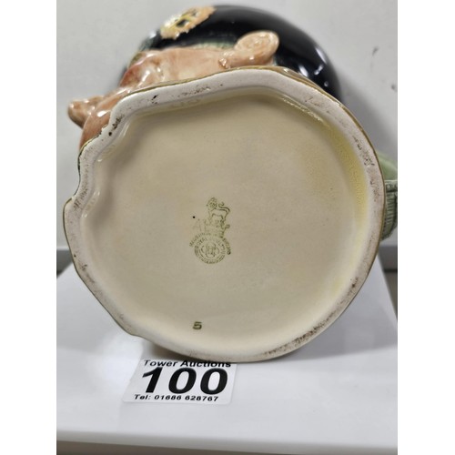 100 - A good quality Royal Doulton Field Marshall Montgomery toby jug, in good order with no chips or crac... 