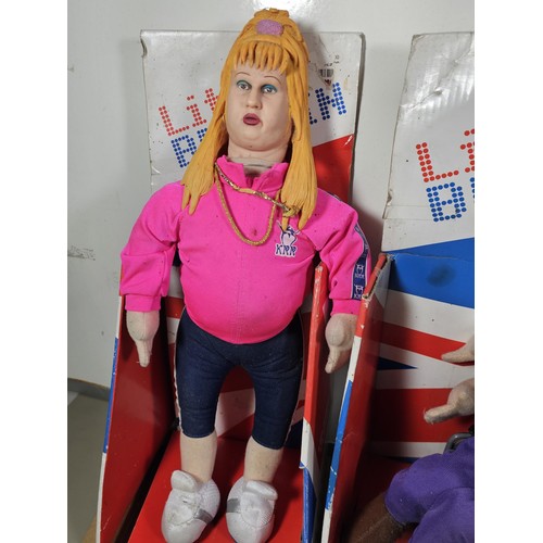 106 - A collection of boxed Little Britain figures including 2x Dafydd, Lou and Andy and Vicky Pollard. Al... 