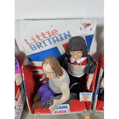 106 - A collection of boxed Little Britain figures including 2x Dafydd, Lou and Andy and Vicky Pollard. Al... 