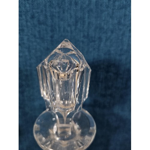 125 - A quantity of collectables to include a pair of barley twist wooden candlesticks and a pair of cut g... 