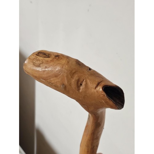 150 - A good quality 2ft long twisted willow cudgel, a heavy stick used for self defence or as a club, the... 