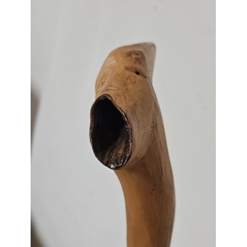 150 - A good quality 2ft long twisted willow cudgel, a heavy stick used for self defence or as a club, the... 