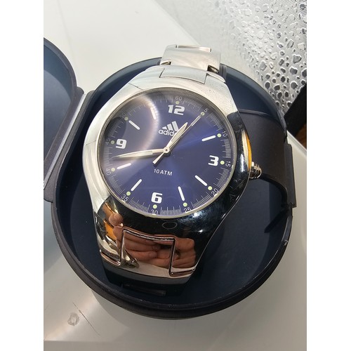 295 - A collection of 4x Sports Wristwatches to include an attractive Chrome Adidas cased wristwatch, a Ti... 