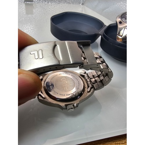 295 - A collection of 4x Sports Wristwatches to include an attractive Chrome Adidas cased wristwatch, a Ti... 