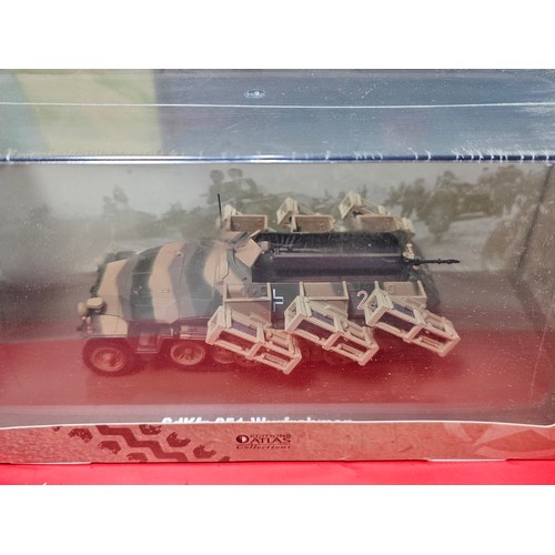 190 - A collection of Atlas Editions 8x as new and sealed military vehicles to include a SdKfz 234/2 Puma ... 