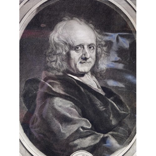 531 - A group of four 18th-19th century portrait engravings and mezzotints, comprising
1. François Torteba... 