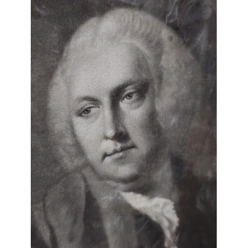 531 - A group of four 18th-19th century portrait engravings and mezzotints, comprising
1. François Torteba... 