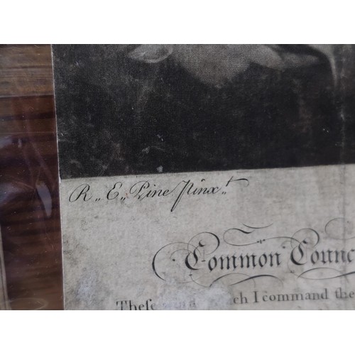 531 - A group of four 18th-19th century portrait engravings and mezzotints, comprising
1. François Torteba... 