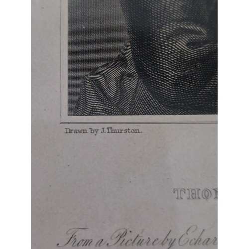 531 - A group of four 18th-19th century portrait engravings and mezzotints, comprising
1. François Torteba... 