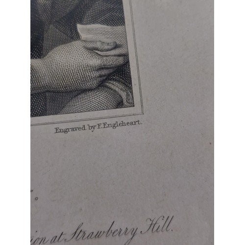 531 - A group of four 18th-19th century portrait engravings and mezzotints, comprising
1. François Torteba... 