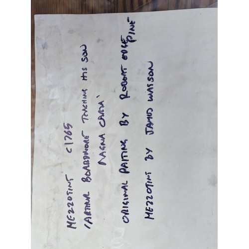 531 - A group of four 18th-19th century portrait engravings and mezzotints, comprising
1. François Torteba... 