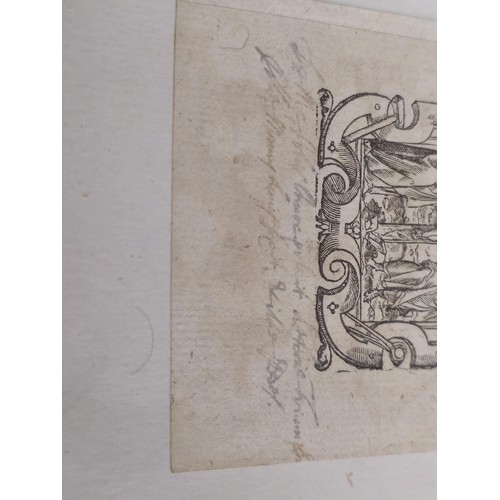 532 - Mixed Collection of Antique Prints & Illustrations - 16th to 19th Century (6 pieces)
A varied and in... 