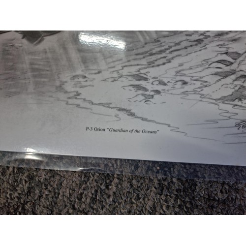 535 - Large job lot of aircarft related A3 size prints to include 29x Fighting Phoenix EA-6B jets in colou... 