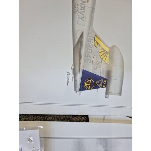 535 - Large job lot of aircarft related A3 size prints to include 29x Fighting Phoenix EA-6B jets in colou... 