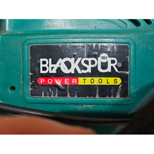 510 - Blackspur garden power tool in the form a leaf blower with a catchment sack, blows and vacuums compl... 