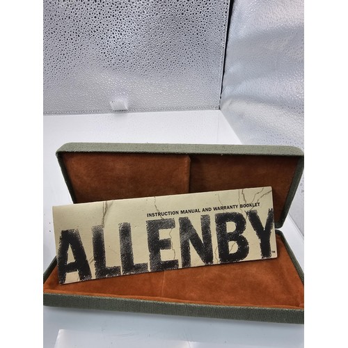 266A - 2 good quality cased wristwatches to include a gents wristwatch by Allenby with a 15 jewel Swiss mov... 