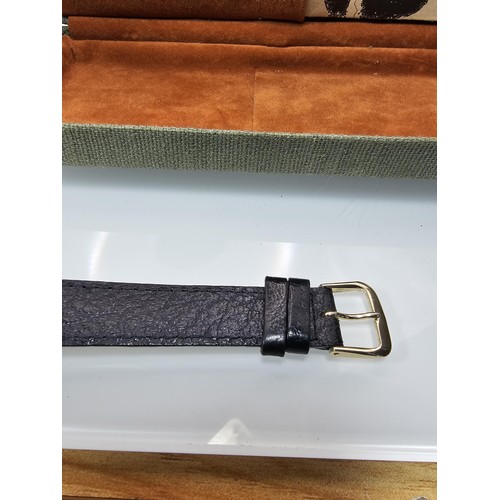 266A - 2 good quality cased wristwatches to include a gents wristwatch by Allenby with a 15 jewel Swiss mov... 