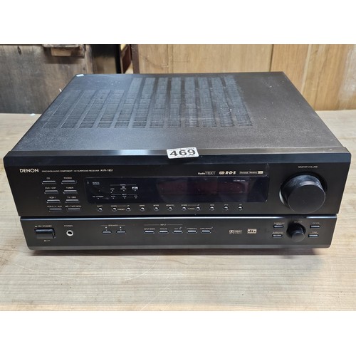 469 - A good quality Denon Precision audio component AV surround receiver AVR 1801 amp with digital displa... 