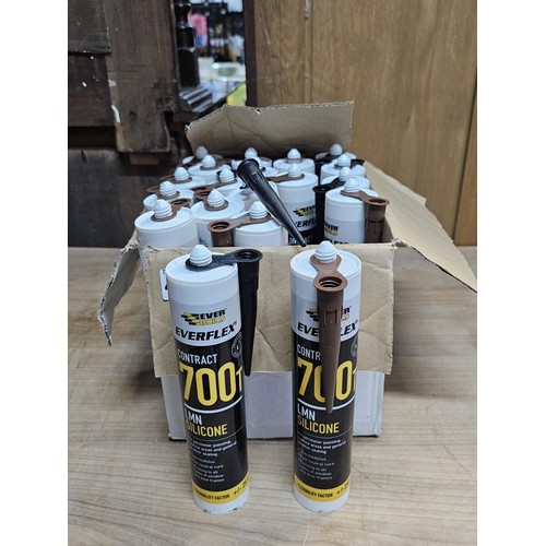 497 - Box containing 19x Everflex 700T LMN Silicone in brown and black