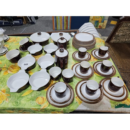 A large and comprehensive 49x piece partial dinner tea set by Poole ...
