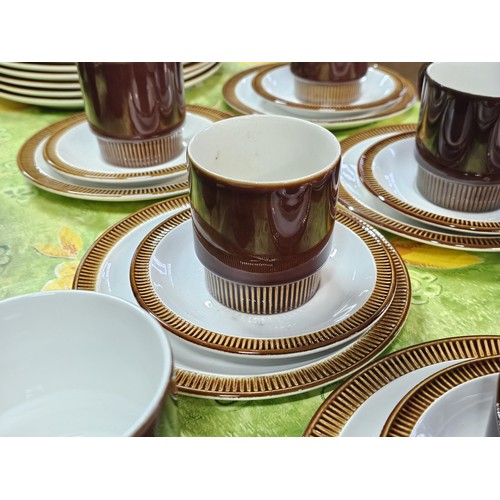 A large and comprehensive 49x piece partial dinner tea set by Poole ...