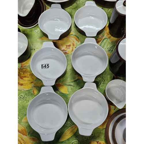 A large and comprehensive 49x piece partial dinner tea set by Poole ...